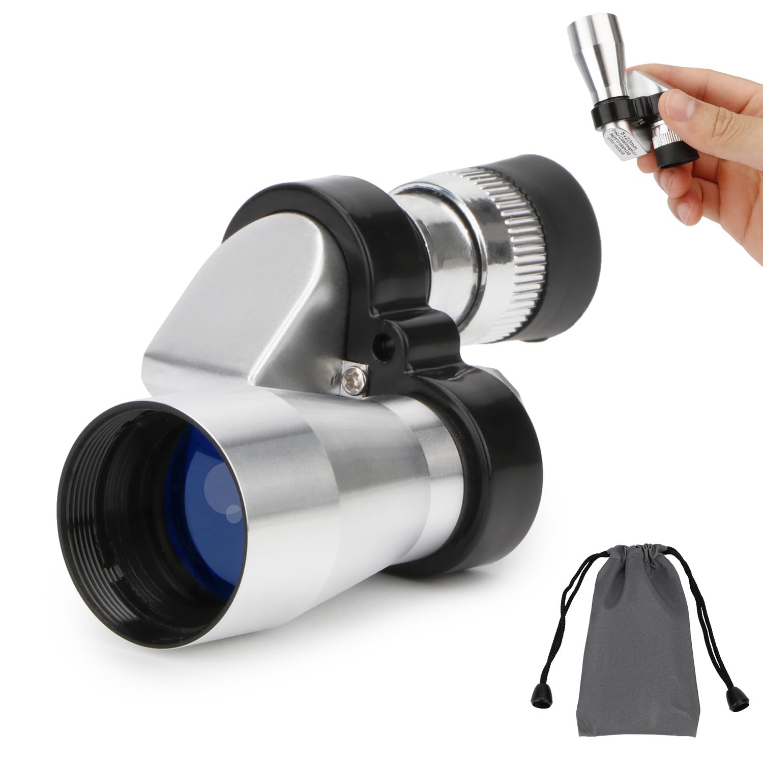 Rongon Pocket Monocular Telescope 8X 20Mm Portable Monocular For Adults